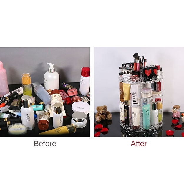 Cosmetic Organizer Diamond 360 Rotation