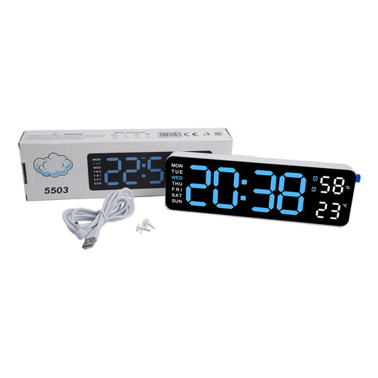 Electronic clock clock rectangular alarm clock can be hung or standing clock