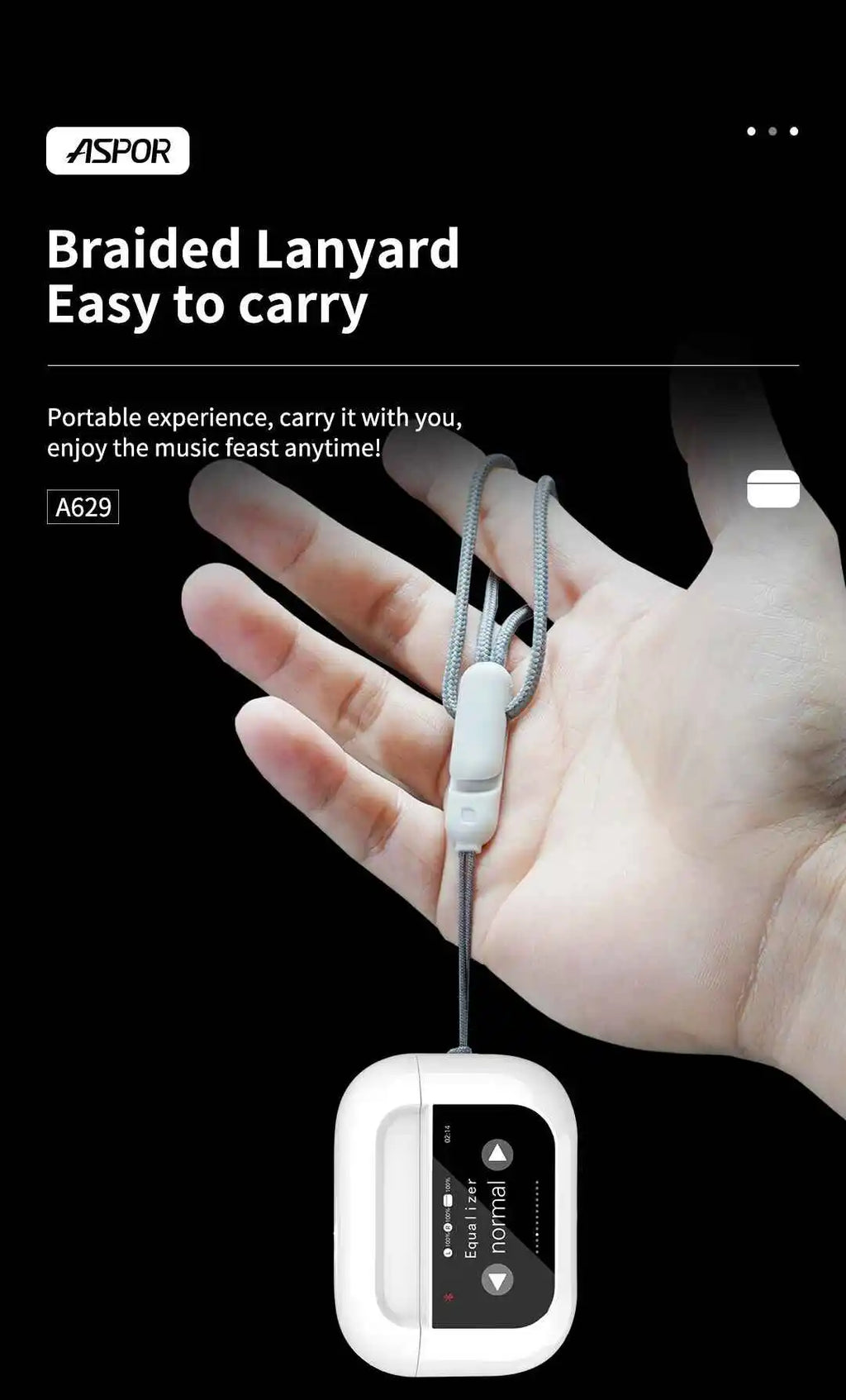 ASPOR TRUE WIRELESS EARBUDS