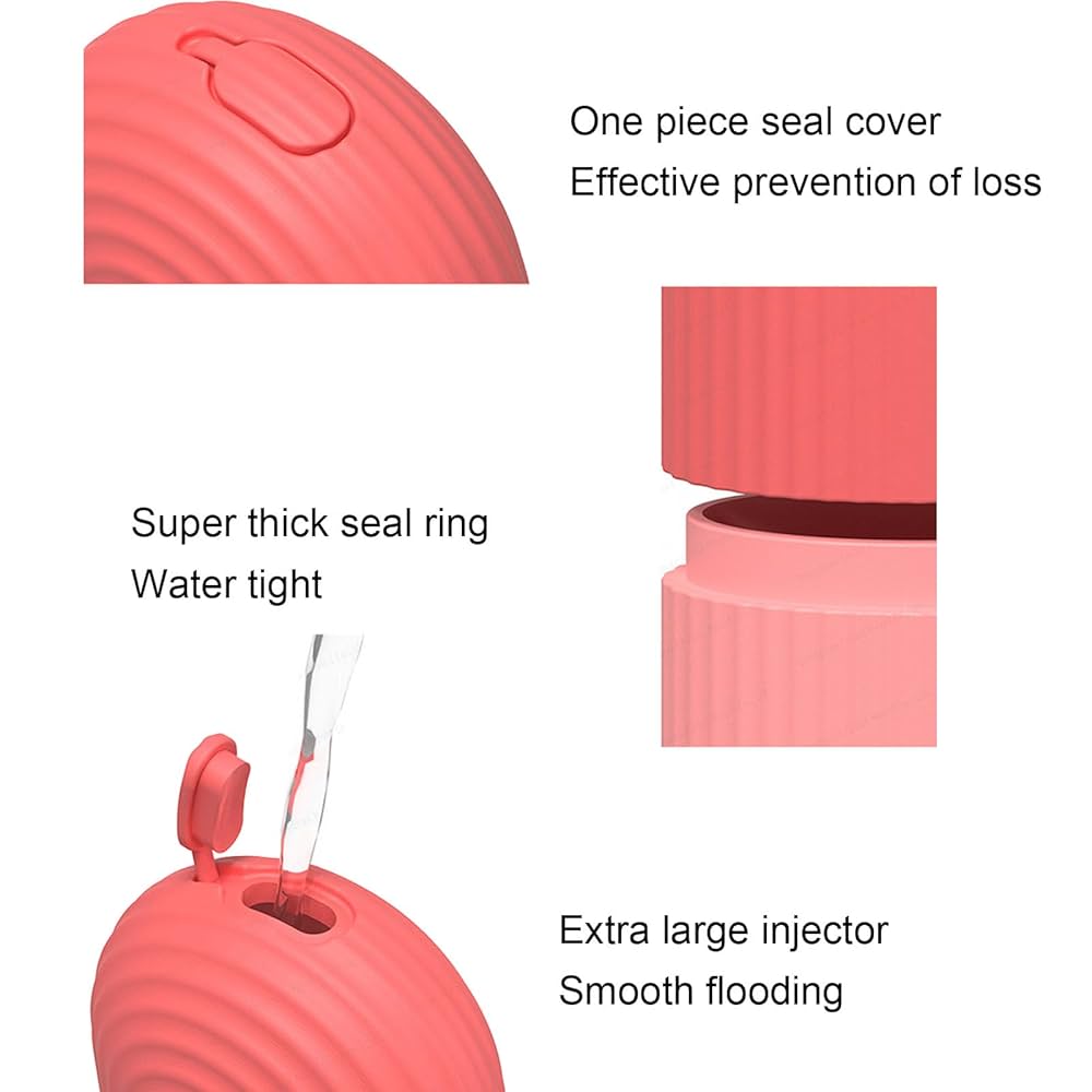 Ice Roller Mold, 2pcs Portable Easy To Use Shrink Pore Ice Facial Roller Soft for Women for Home (Pink)