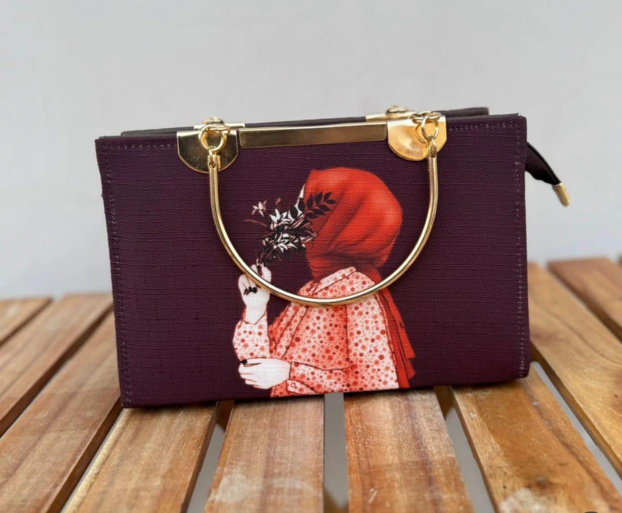 HIJAB GIRL CANVAS TOTE BAG