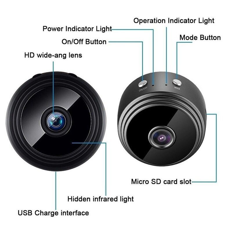 A9 Mini Wifi Wireless 1080P HD Camera