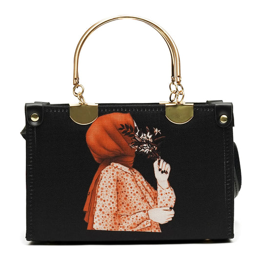 HIJAB GIRL CANVAS TOTE BAG