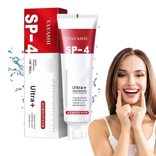 Yayashi SP4 Oral Care Probiotic Whitening Toothpaste 120g – Shine Brighter, Remove Years Of Coffee, Tea & Smoking Stains