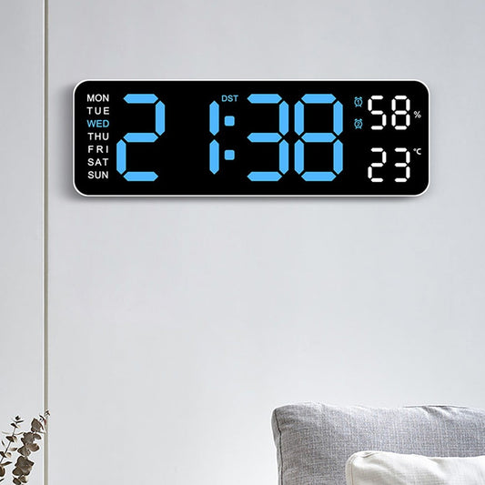 Electronic clock clock rectangular alarm clock can be hung or standing clock