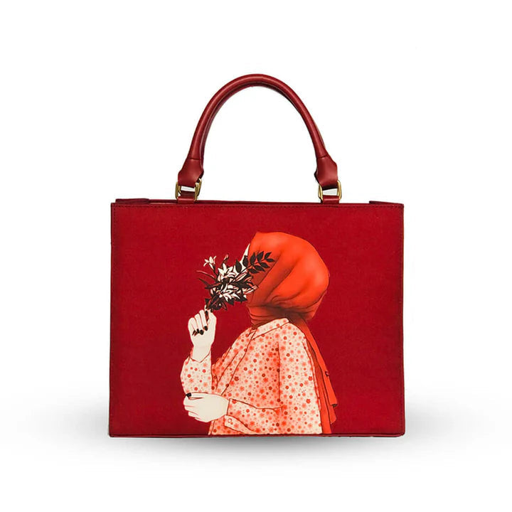 HIJAB GIRL CANVAS TOTE BAG