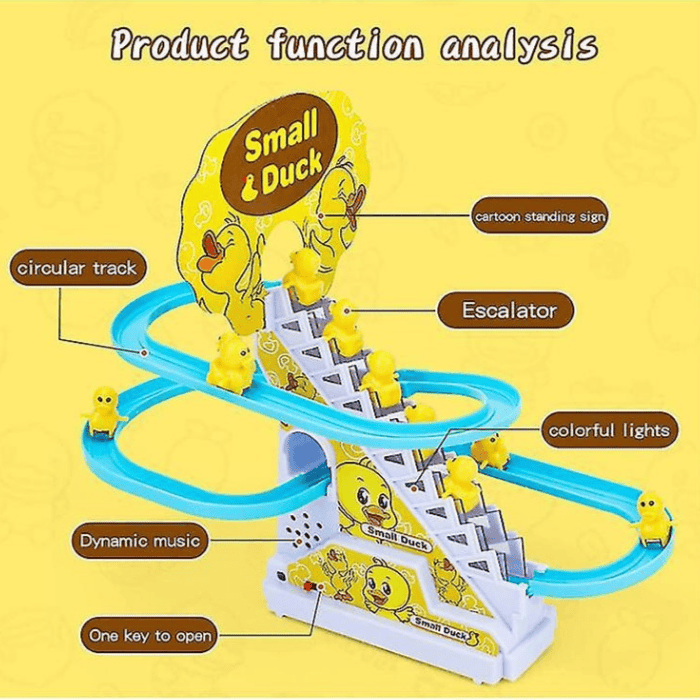 Musical Duck Sliding Track Toy | Fun & Educational Gift