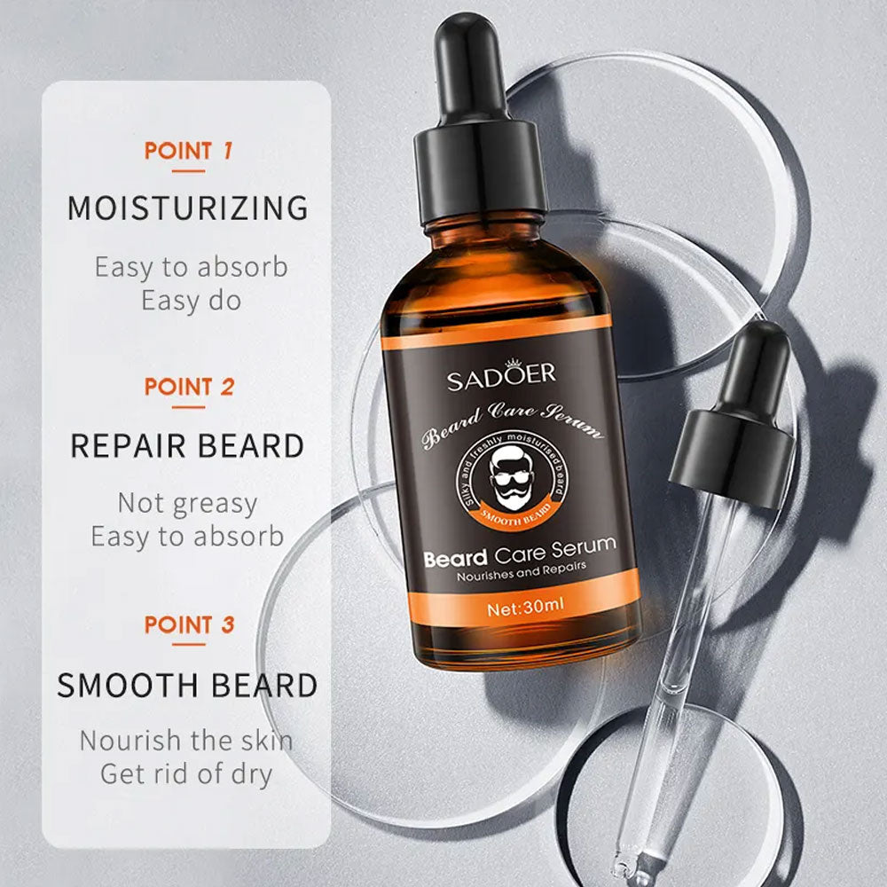 Sadoer Beard Growth Essential Oil Serum – 30ml